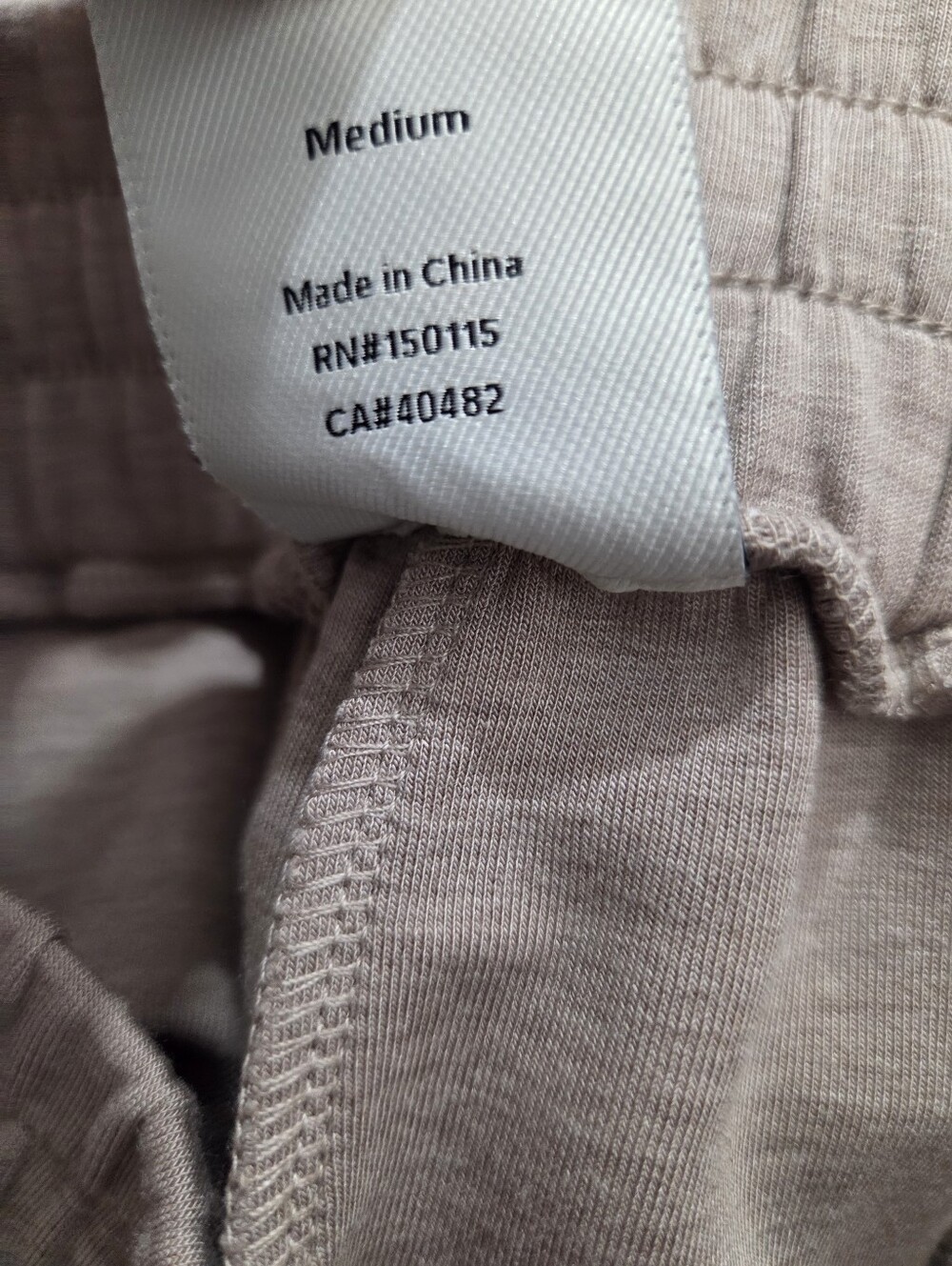 NWT Varley x Anthropologie Atrium High Rise Short Doublesoft Taupe Size Medium - Picture 7 of 11